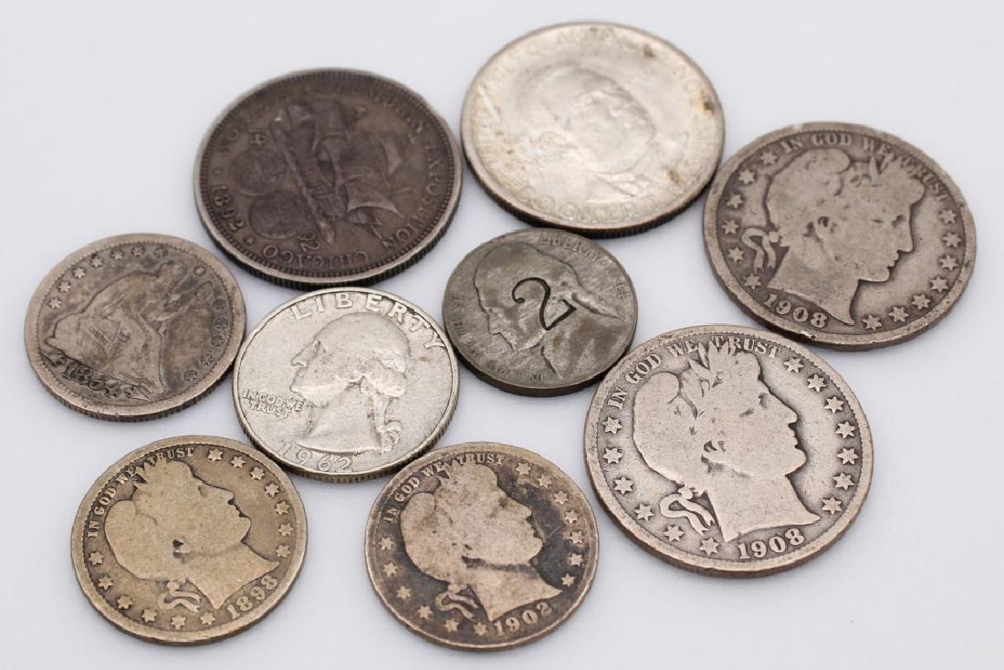MIXED UNITED STATES SILVER COINAGE 1854 TO 1962 (1 of 4)