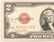 $2.00 1928 JEFFERSON MONTICELLO RED SEAL NOTE - 2