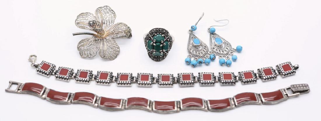 MIXED STERLING SILVER JEWELRY (1 of 5)