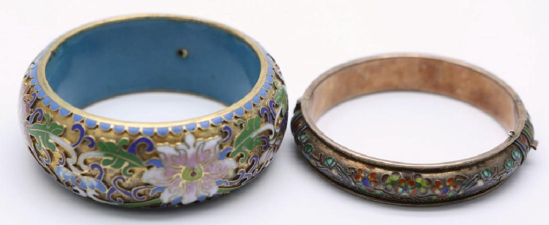 2 CLOISONNE & ENAMEL BANGLE BRACELETS (1 of 3)