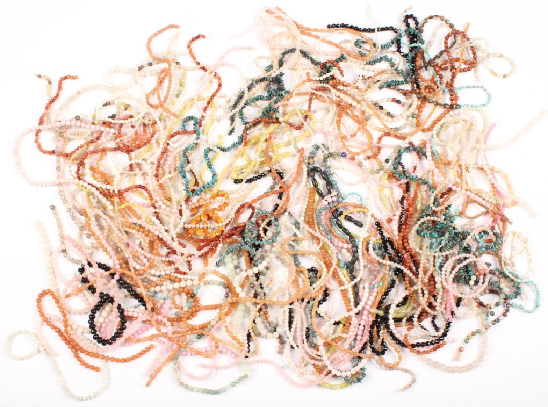 BONANZA SEMI PRECIOUS STONE BEADS 9 LBS (1 of 8)