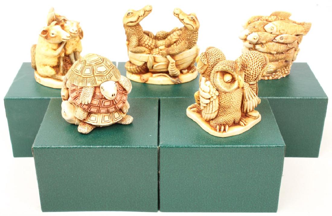 5 HARMONY KINGDOM TRINKET BOX FIGURINES (1 of 7)