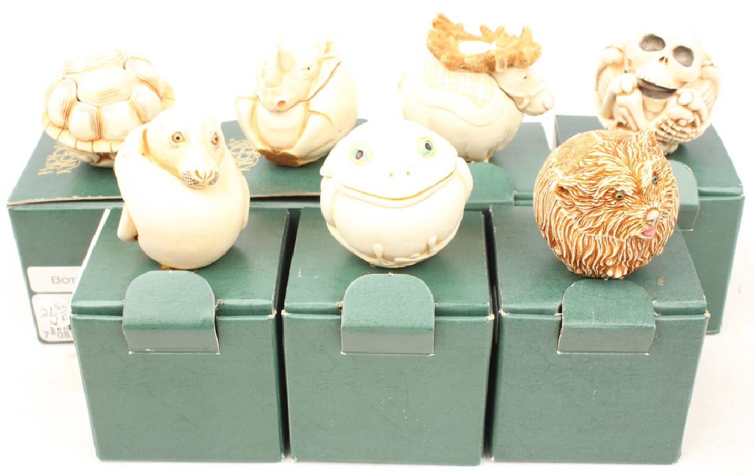 7 HARMONY KINGDOM ROLY POLY TRINKET BOX FIGURINES (1 of 5)