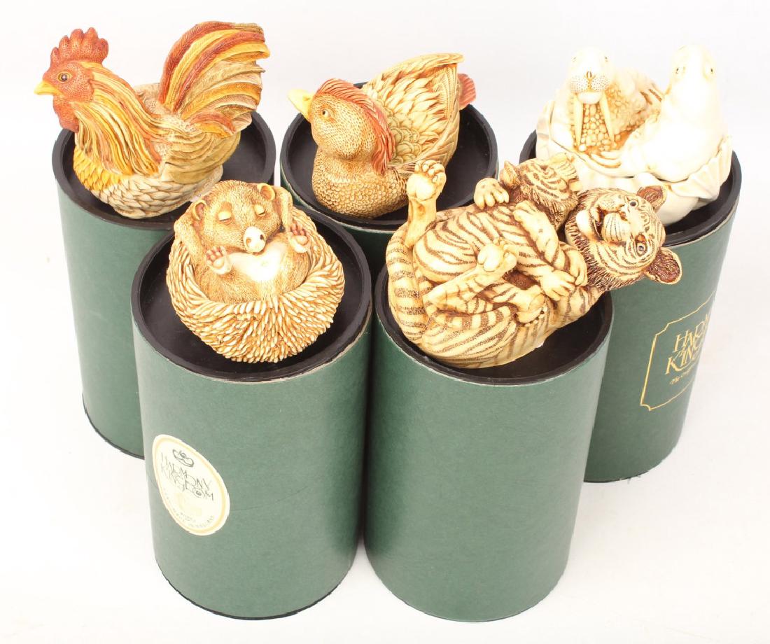 5 HARMONY KINGDOM TRINKET BOX FIGURINES (1 of 7)