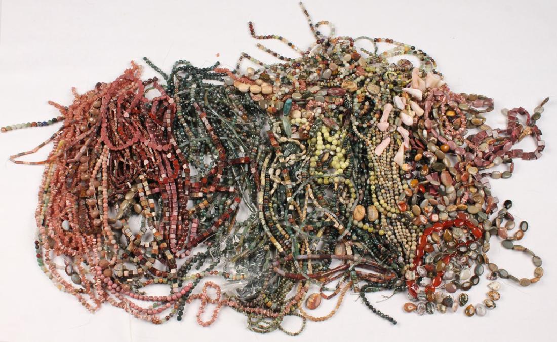 JEWELRY MAKING AGATE JASPER STONE BEADS 20 LBS (1 of 9)