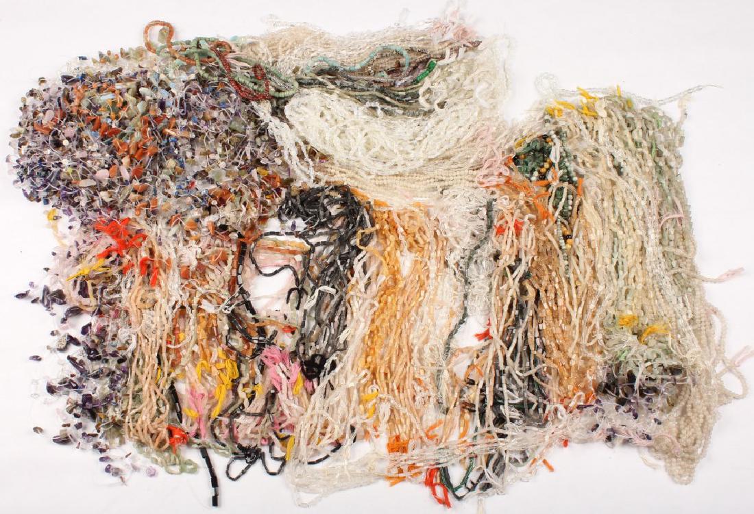 JEWELRY MAKING SEMI PRECIOUS STONE BEADS 25 LBS (1 of 10)