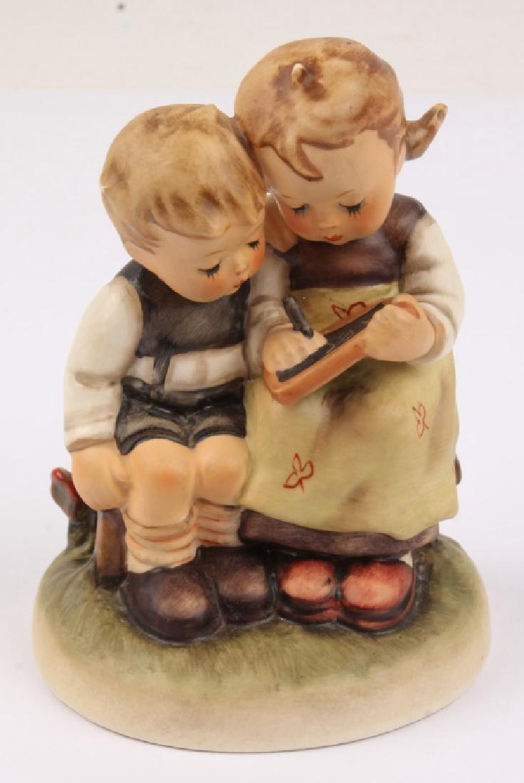 GOEBEL HUMMEL FIGURINE 346 SMART LITTLE SISTER: GOEBEL HUMMEL FIGURINE 346 SMART LITTLE SISTER West Germany 1956 Goebel made Hummel figurine titled "Smart Little Sister", numbered 346 and signed on underside. Size: 4.25" Shipping / Pickup: We Can S