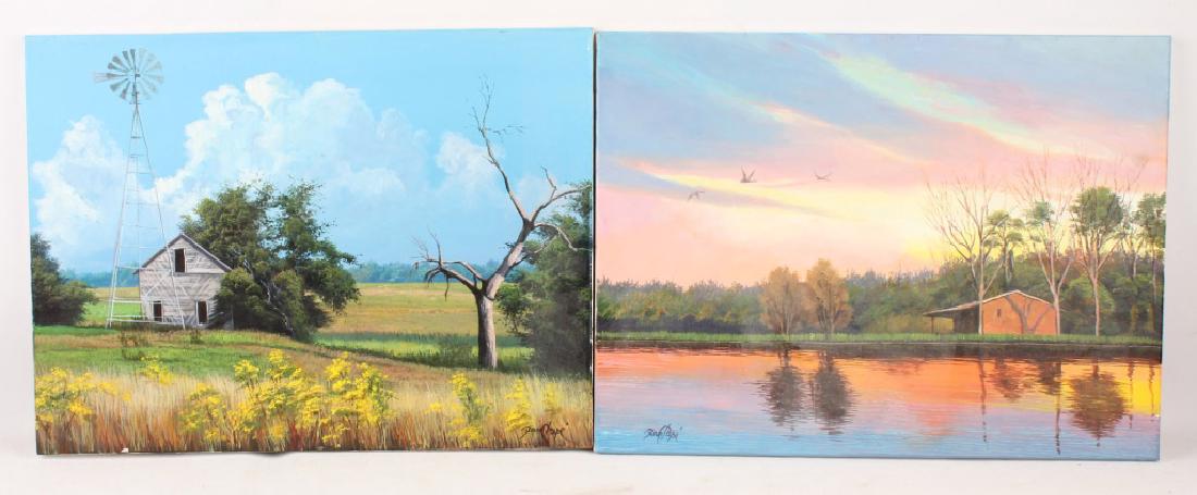 2 JUAN MAPE FLORIDA LANDSCAPES OIL ON CANVAS (1 of 5)