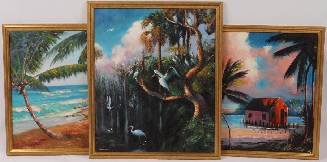 3 OTEE ADAMS FLORIDA LANDSCAPE OIL ON BOARD (1 of 5)