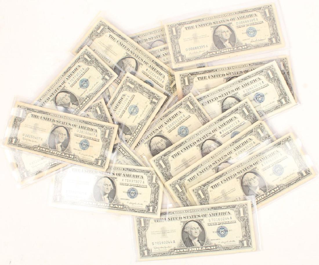 (17) $1.00 UNITED STATES 1957 SILVER CERTIFICATES (1 of 6)