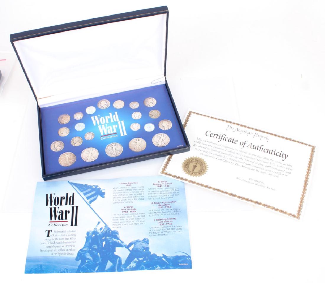U.S. WORLD WAR TWO SILVER COIN COLLECTION SET (1 of 4)