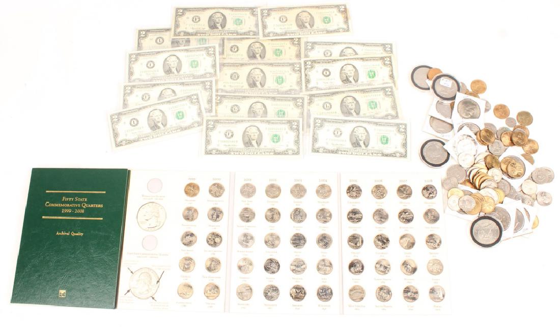 $100.00+ FACE VALUE UNITED STATES CURRENCY & COINS (1 of 5)