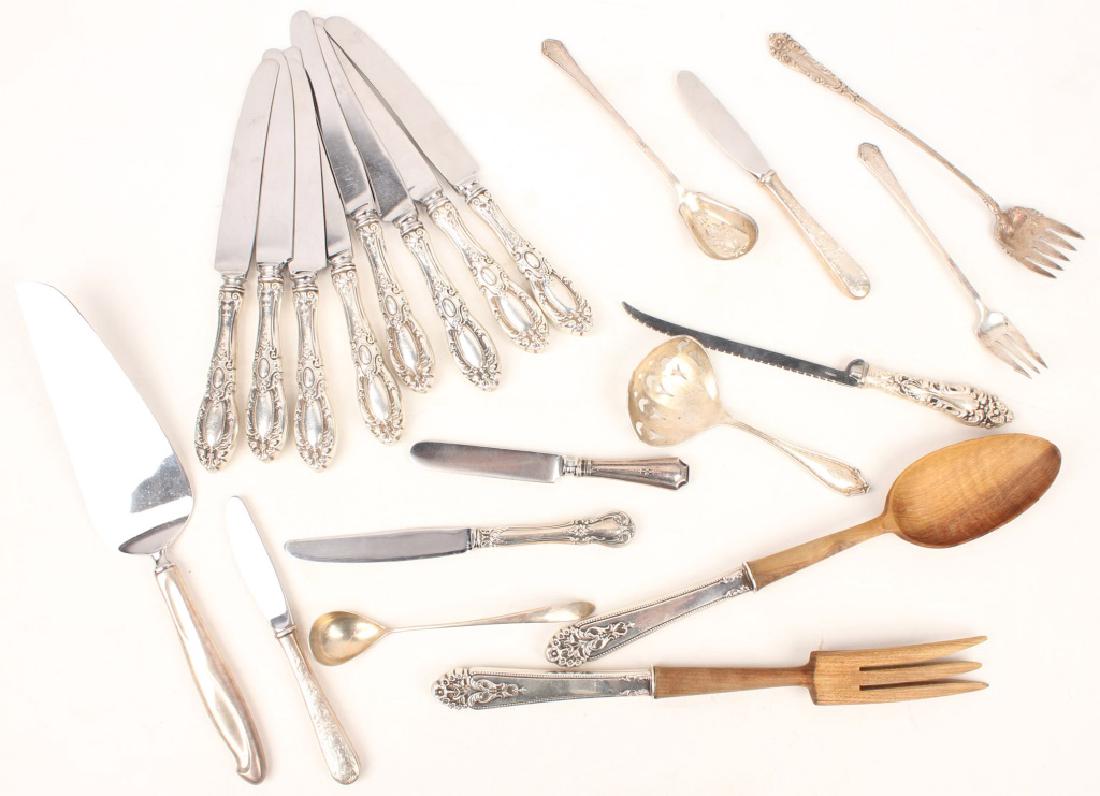 21 PCS OF MIXED STERLING SILVER FLATWARE (1 of 5)