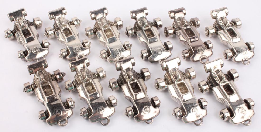 11 STERLING SILVER RACECAR PENDANTS ISRAEL (1 of 6)