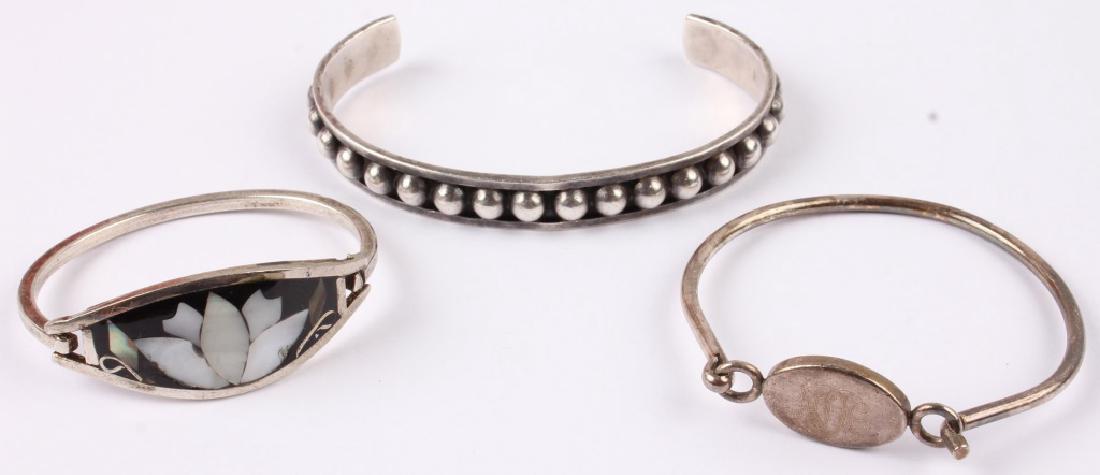 3 STERLING SILVER BRACELETS (1 of 7)