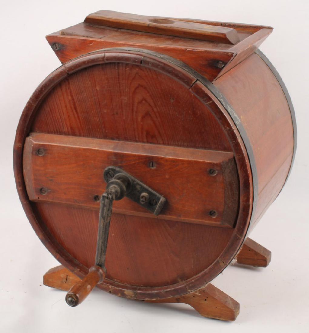 ANTIQUE WOODEN BUTTER CHURN