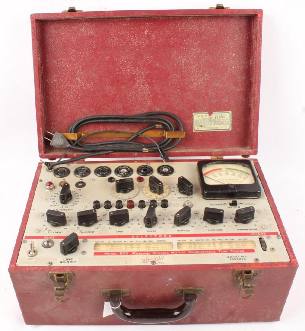 HICKOK MODEL 600 DYNAMIC MUTUAL CONDUCTANCE TESTER (1 of 4)