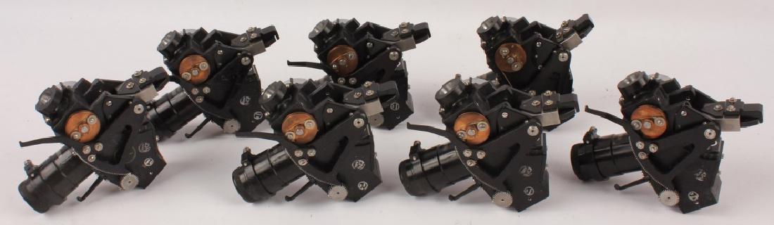 7 MICROSCOPE COMPONENTS: 7 MICROSCOPE COMPONENTS Seven microscope components. Most unmarked or with non-descript marks. Shipping / Pickup: Buyer Pick Up, 3rd Party
