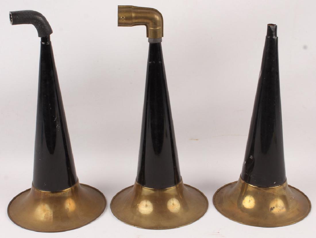 3 WITCHES HAT PHONOGRAPH SPEAKER HORNS (1 of 4)