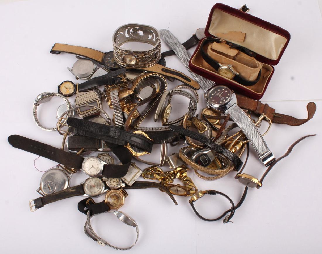 LARGE LOT OF MENS & WOMENS WRIST WATCHES (1 of 5)
