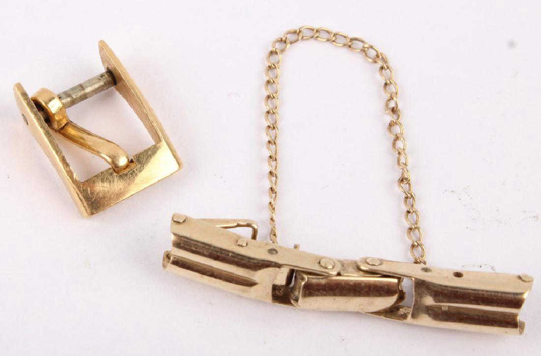 14K & 18K GOLD WATCH BUCKLE PARTS