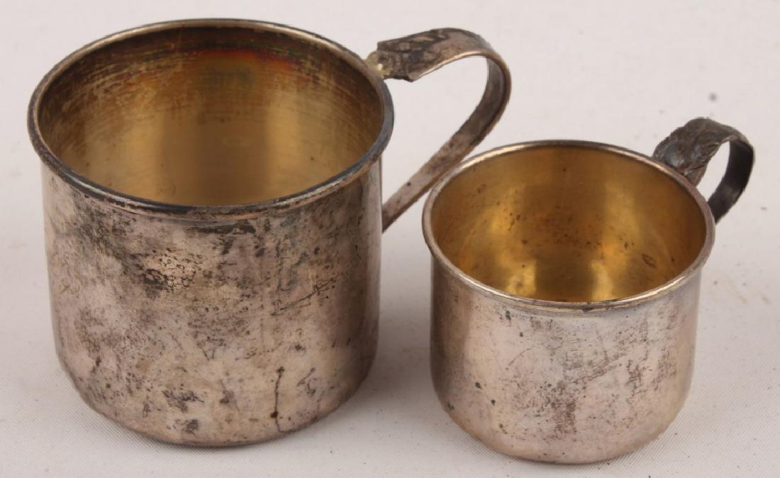 2 STERLING SILVER BABY CUPS LUNT & HEIRLOOM (1 of 4)