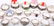 MIXED STERLING SILVER FASHION RINGS - 4