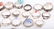 MIXED STERLING SILVER FASHION RINGS - 6