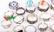 MIXED STERLING SILVER FASHION RINGS - 2