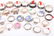 MIXED STERLING SILVER FASHION RINGS - 4