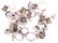 MIXED STERLING SILVER FASHION RINGS