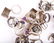 MIXED STERLING SILVER FASHION RINGS - 2