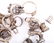 MIXED STERLING SILVER FASHION RINGS - 3