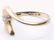 LADIES 10K YELLOW GOLD ROUND DIAMOND RING - 3