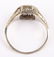 18K WHITE GOLD ART DECO SAPPHIRE SEMI MOUNT - 3