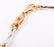 18K YELLOW WHITE GOLD BAR LINK CHAIN PINK SAPPHIRE - 3