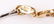 18K YELLOW WHITE GOLD BAR LINK CHAIN PINK SAPPHIRE - 4