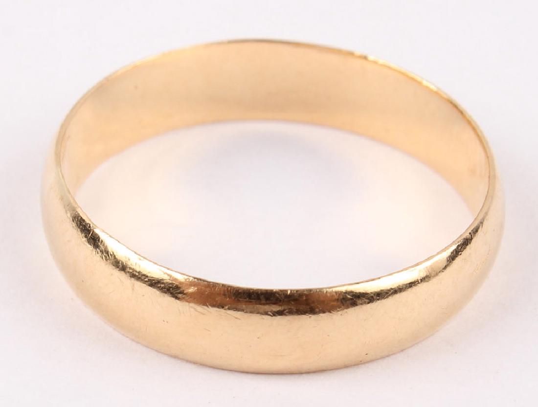 MEN'S 18K YELLOW GOLD WEDDING RING (1 of 2)