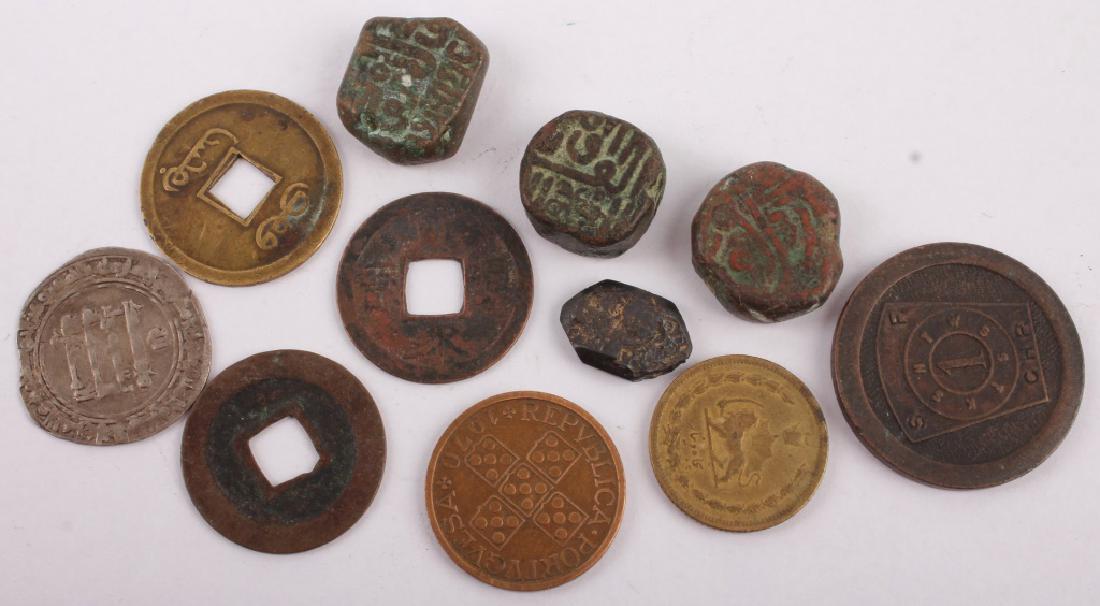 MIXED ANCIENT TO MODERN SILVER & COPPER COINS (1 of 4)