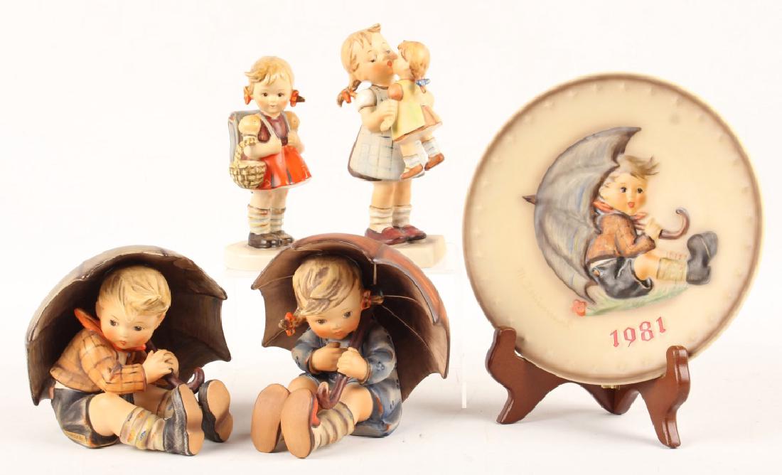 5 GOEBEL HUMMEL PORCELAIN PIECES (1 of 5)