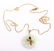 LADIES 14K YELLOW GOLD JADE NECKLACE