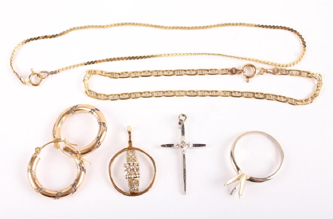 MIXED 14K GOLD JEWELRY (1 of 6)