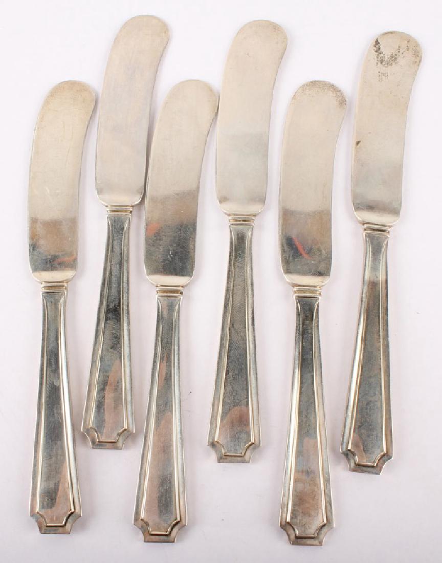 6 DURGIN STERLING SILVER FAIRFAX BUTTER KNIVES (1 of 4)
