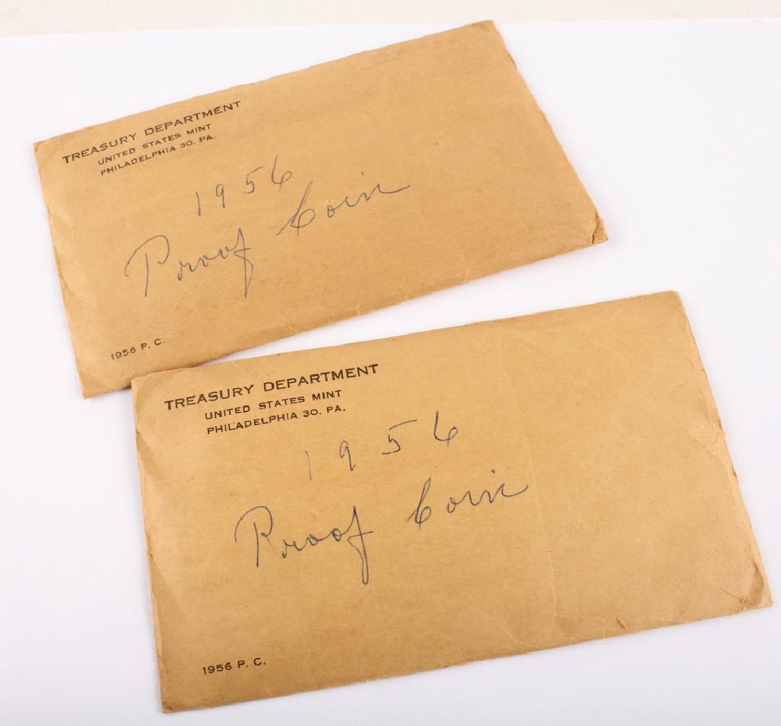 2 U.S. MINT 1956 SEALED SILVER PROOF SETS (1 of 3)