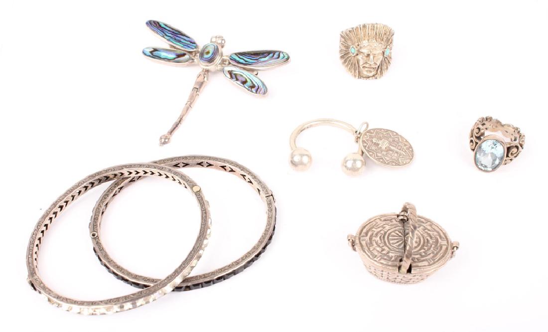 MIXED STERLING SILVER JEWELRY (1 of 5)