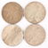 (4) 1923 S SILVER PEACE DOLLARS - 2