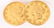 $1.00 1853 & 1854 TYPE I GOLD DOLLAR CUFFLINKS - 3