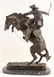 AFTER REMINGTON BROCO BUSTER BRONZE STATUE - 6