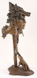 MARK HOPKINS I HAVE SEEN TOMORROW BRONZE STATUE - 9