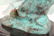 LEGENDS GENESIS BEAR FISHING SALMON METAL STATUE - 6
